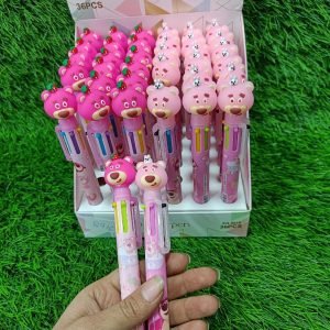 Bear Top Color Pens (6 in 1)