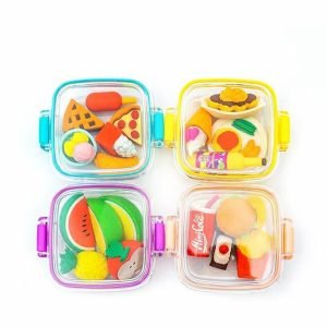 3D Food Character Eraser Container