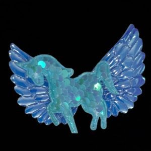 Shinny Glittery Unicorn Hair Clip