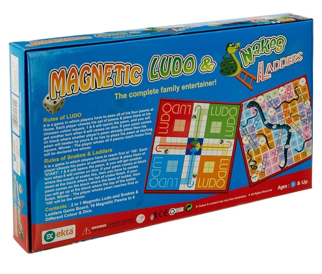 Magnetic Ludo & Snakes